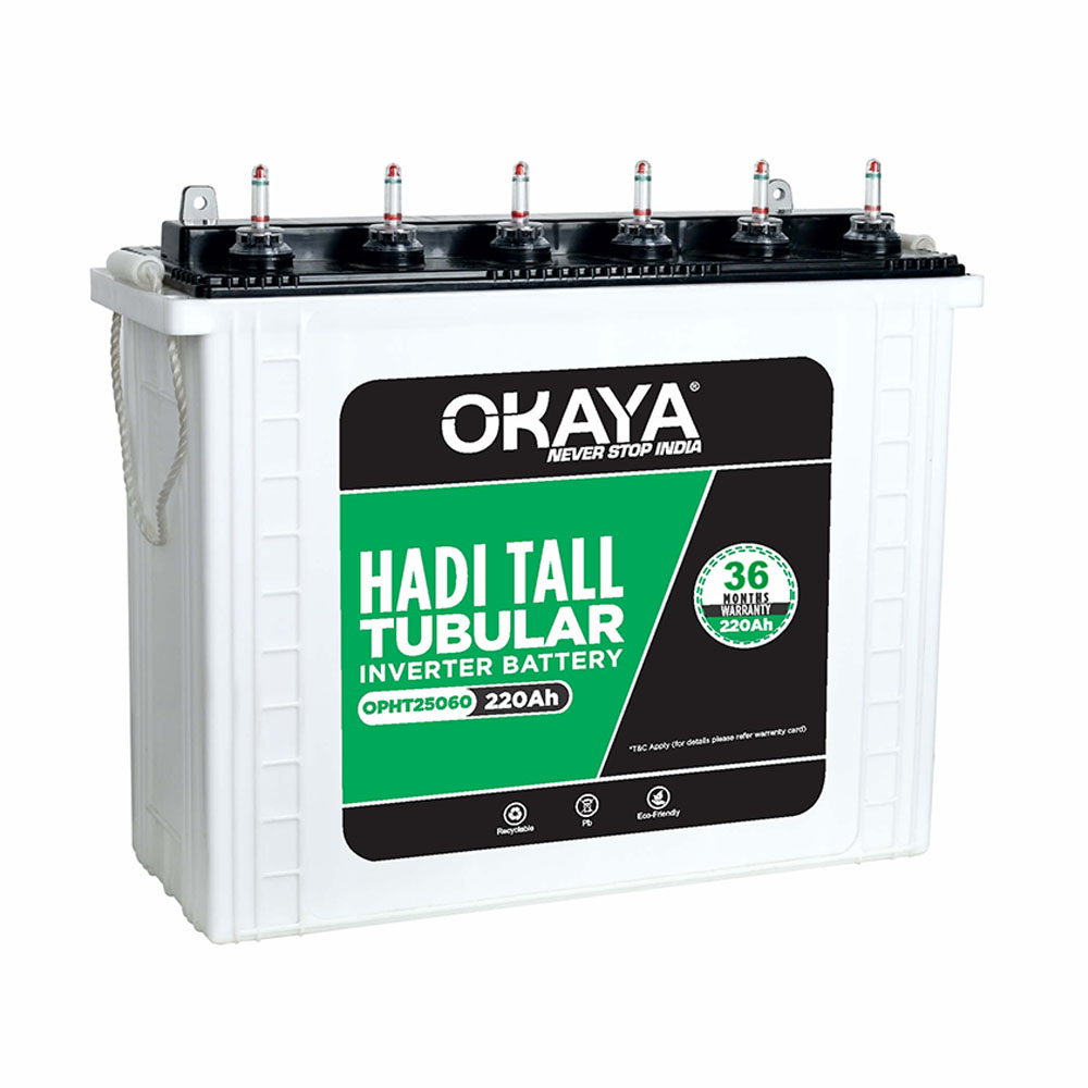 Okaya Inverter Tubular Battery -OPHT25060-2640W/220AH